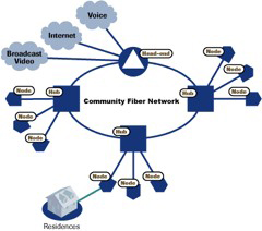 Community Fiber Network Chart